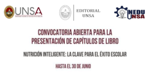 Convocatoria Abierta para la Presentación de Capítulos de Libro: Nutrición inteligente. La clave para el éxito escolar