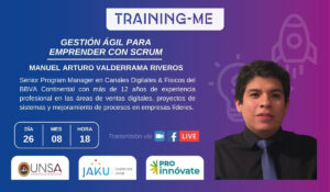 TRAINING ME DE AGOSTO – GESTIÓN ÁGIL CON SCRUM