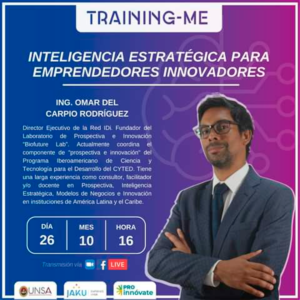 Training me » Inteligencia de negocio para emprendedores innovadores»