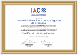 PROGRAMA DE ESTUDIOS ACREDITADOS UNSA – 2026