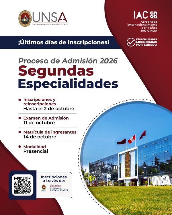 Inscripciones Segundas Especialidades