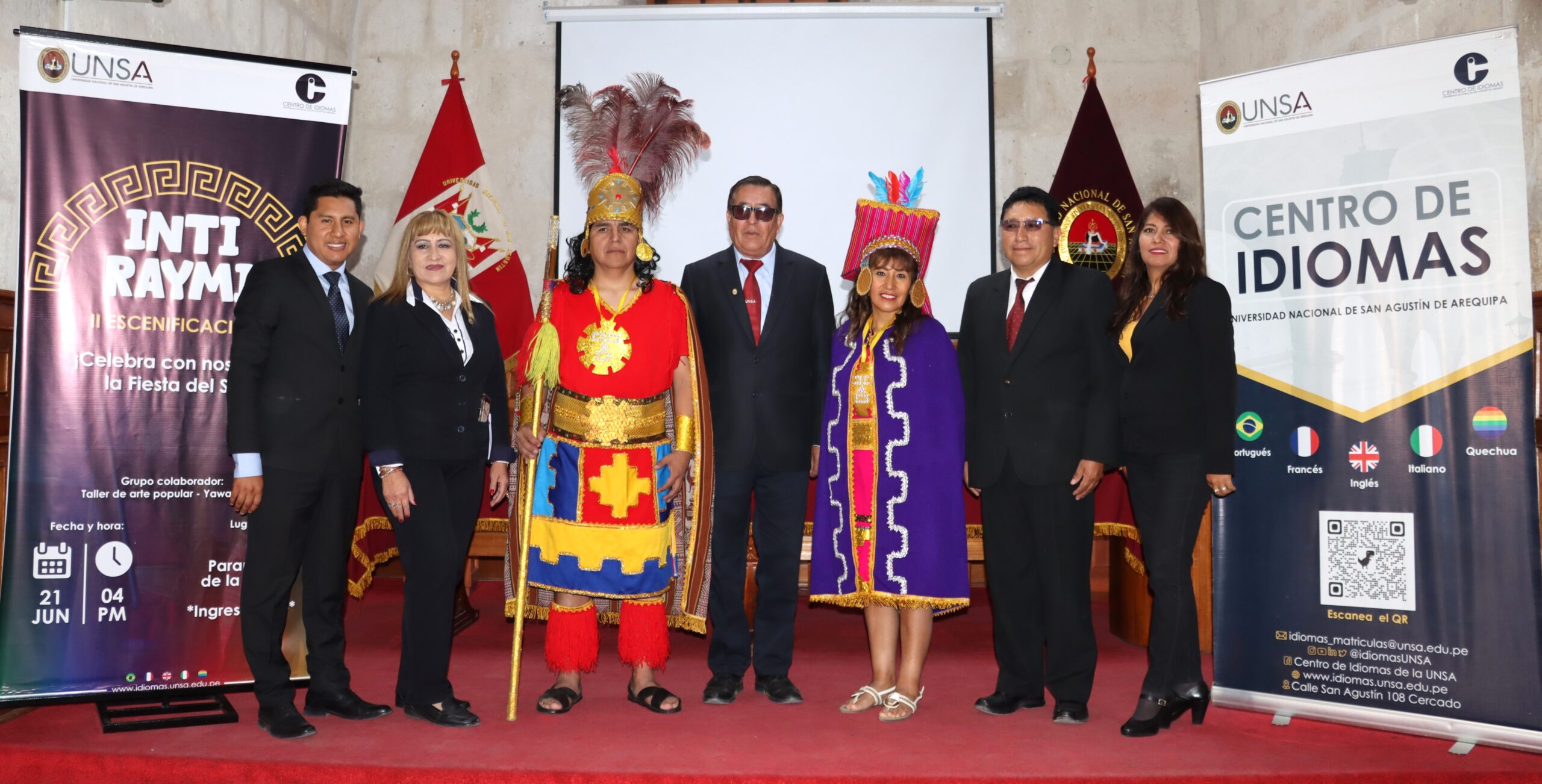 El Centro de Idiomas de la UNSA presenta la escenificación del Inti Raymi