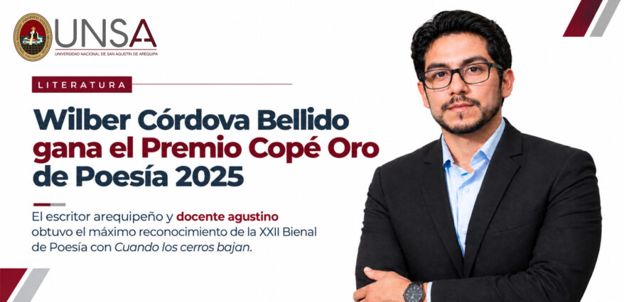Docente de la UNSA conquista el Premio Copé Oro de Poesía 2025