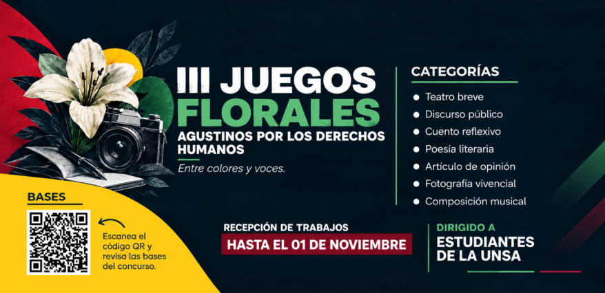 III Juegos Florales Agustinos: el arte en defensa de los derechos humanos